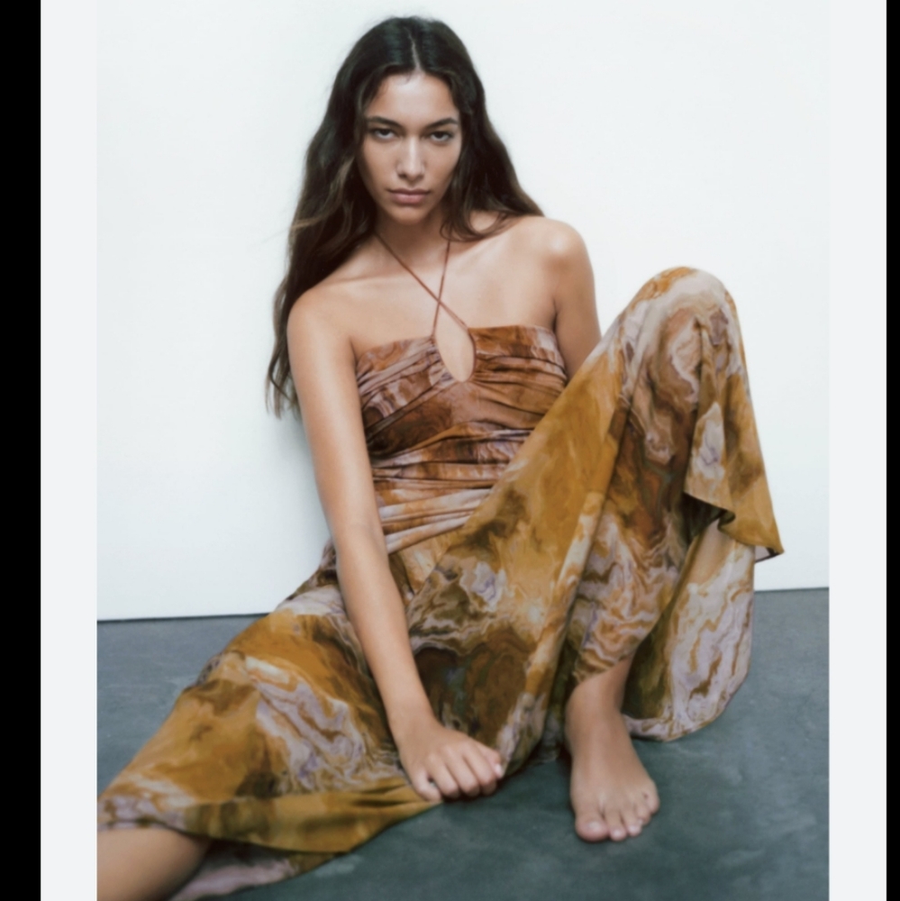 BMWT!Silk Zara Printed Dress - Picture 2 of 10